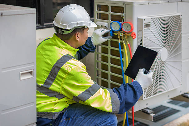 Professional Heat Pump Repair technician working in Girard, PA
